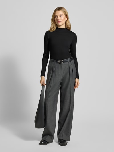 s.Oliver RED LABEL Bluzka z długim rękawem o kroju slim fit z mieszanki wiskozy  1