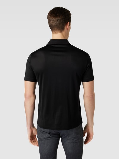 Emporio Armani Koszulka polo z wyhaftowanym motywem i logo Czarny 5