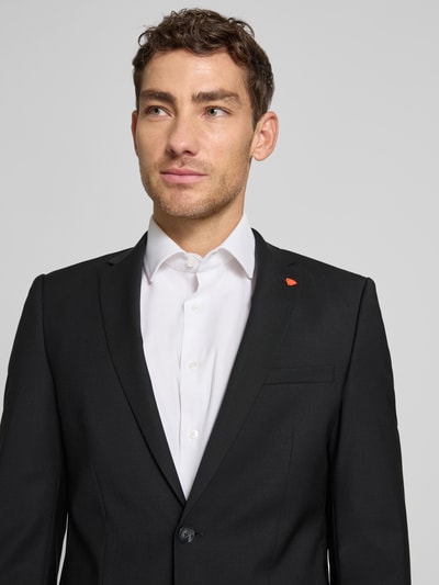 ROY ROBSON Extra slim pak in effen design Zwart - 3
