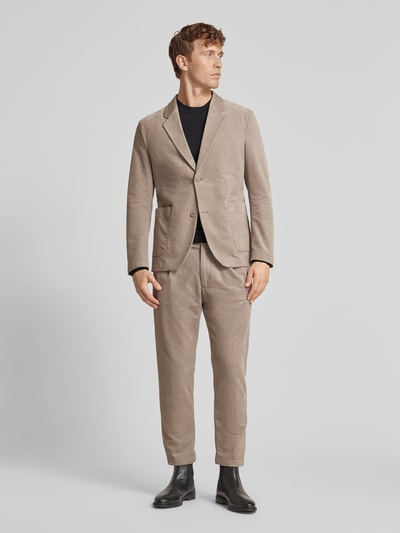 Drykorn Slim fit colbert met reverskraag, model 'Marls' Beige - 1