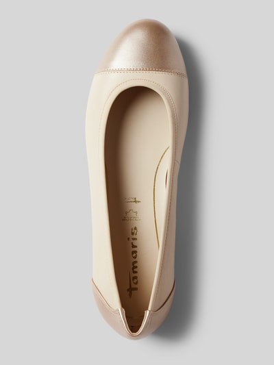 Tamaris Ballerinas in unifarbenem Design Gold 4