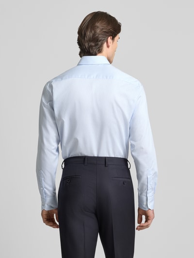 ETERNA Comfort Fit Businesshemd mit Knopfleiste Bleu 5