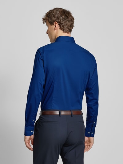 BOSS Slim Fit Business-Hemd mit Kentkragen Modell 'Hank' Blau 5