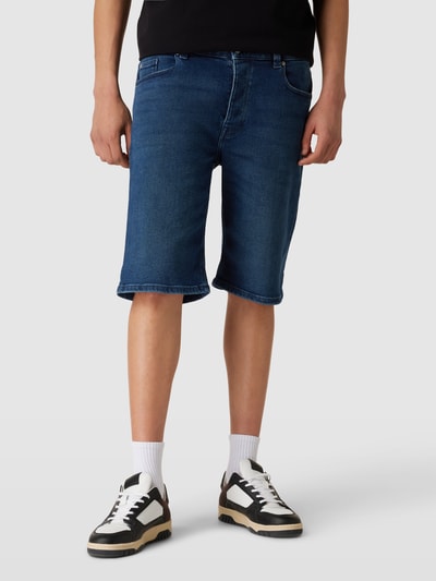 REVIEW Jeansshorts in 5-pocketmodel Donkerblauw - 4