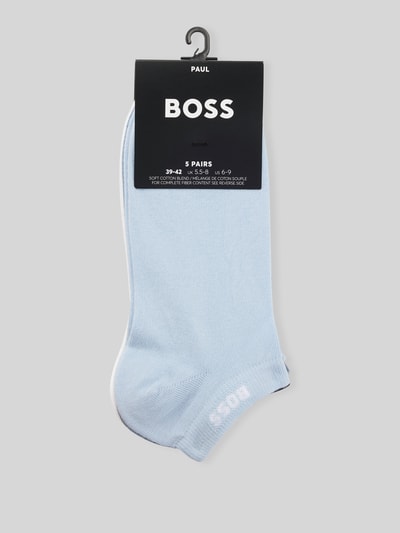 BOSS Sneaker-Socken aus Baumwoll-Mix im 5er-Pack Modell '5P AS UNI CC' Blau 2