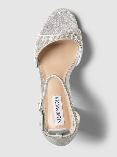 Steve Madden Sandalette mit Strasssteinbesatz Modell 'CAPSULE' Silber 3