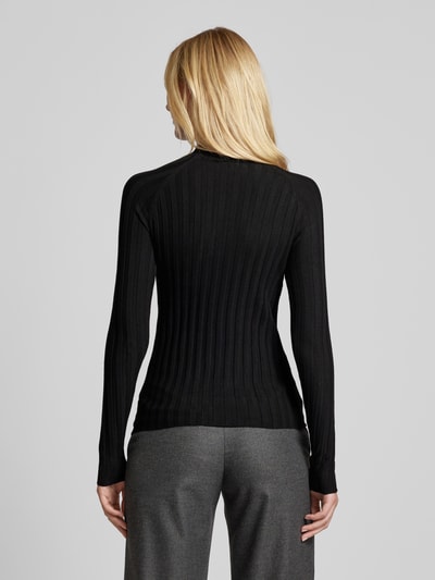 Mango Strickpullover mit Turtleneck Modell 'FLURRY' Black 5