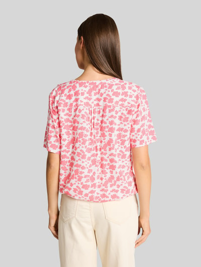 Tom Tailor Regular Fit Bluse aus Viskose Pink 5