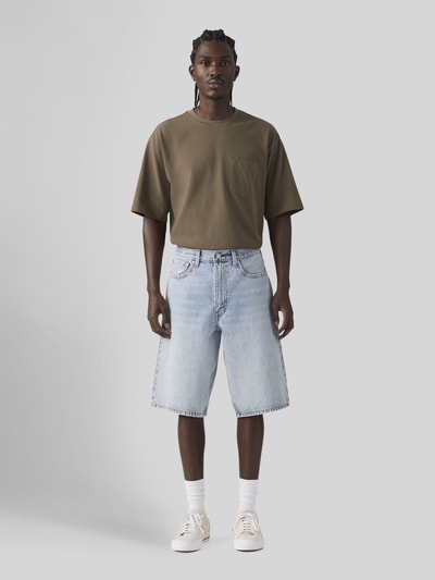 Levi's® Regular Fit Jeansbermuda mit 5-Pocket-Design Hellblau 4