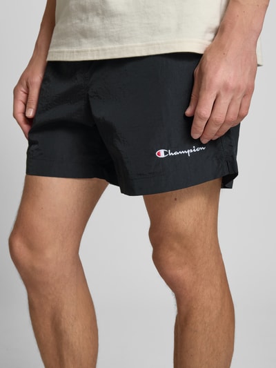 CHAMPION Regular fit zwembroek met labelstitching Zwart - 3
