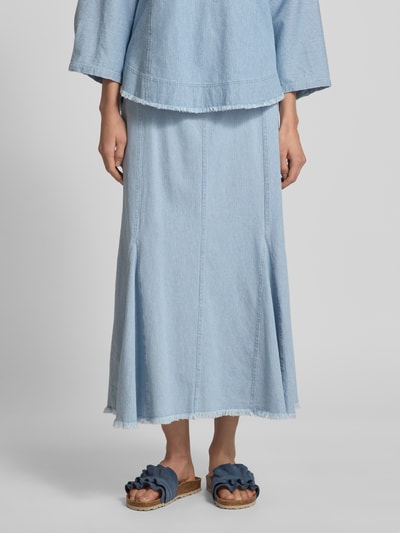 Christian Berg Woman Spódnica jeansowa z 5 kieszeniami Niebieski 4