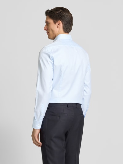 BOSS Slim Fit Business-Hemd mit Haifischkragen Modell 'Hank' Bleu 5