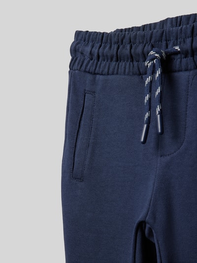 Mango Slim Fit Sweatpants mit Tunnelzug Modell 'francia' Marine 2