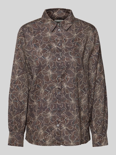 Marc O'Polo Relaxed fit overhemdblouse van puur katoen Donkergrijs - 2