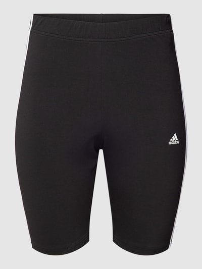 adidas Sportswear Plus Kolarki PLUS SIZE z detalem z logo Czarny 2