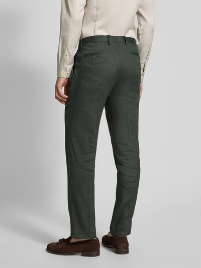 MCNEAL Stoffhose aus Leinenmix Oliv 5