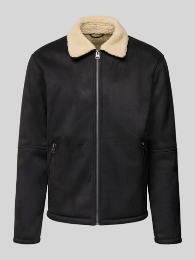 Only & Sons Regular fit bomberjack met kraag van imitatiebont, model 'ROYCE'  - 2