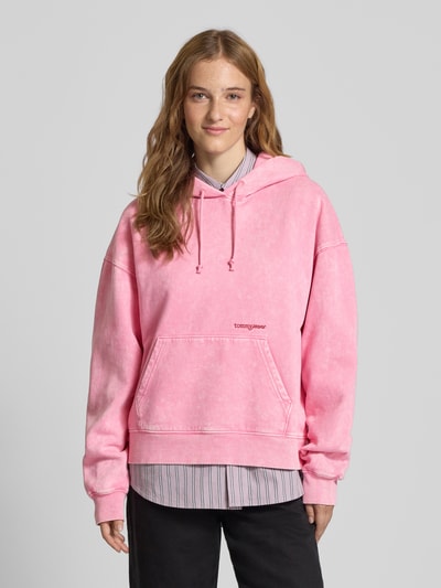 Tommy Jeans Regular fit hoodie van katoenmix Roze - 4