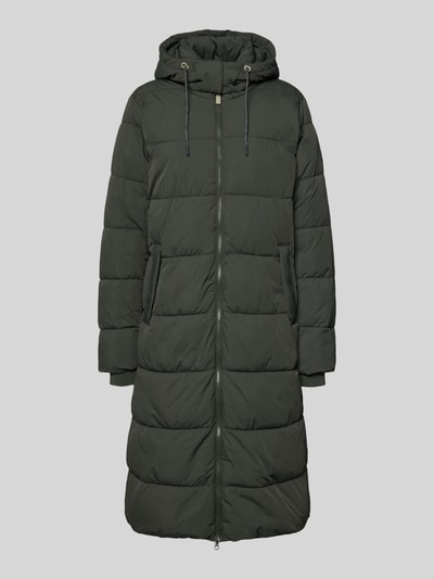 camel active Gewatteerde lange jas met steekzakken Groen - 2