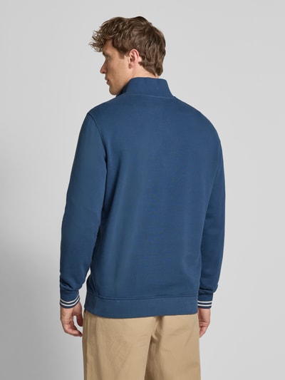 Barbour Bluza o kroju slim fit z czystej bawełny model ‘ROSFORD’ Jeansowy niebieski 5