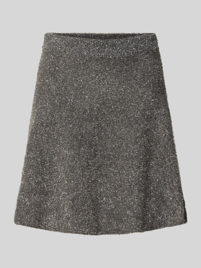 YAS Minirok met elastische band, model 'LISTRA' Zilver - 2