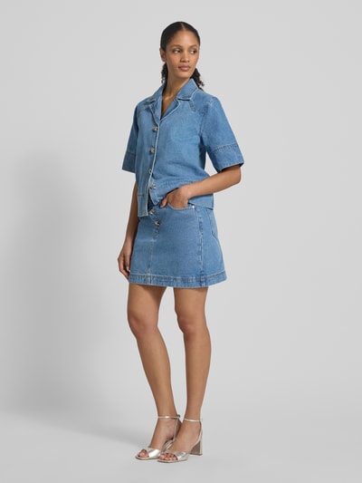 YAS Jeansrock mit Knopfleiste Modell 'CECI' Jeansblau 1