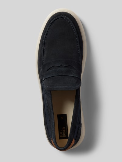 BULLBOXER Loafers met brede schachtbrug, model 'CHRISTIAN' Marineblauw - 4