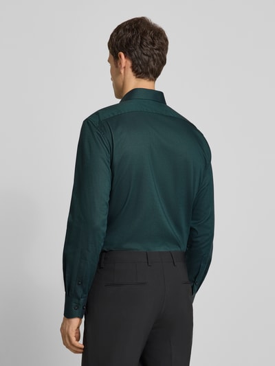 OLYMP Modern fit zakelijk overhemd met kentkraag Donkergroen - 5
