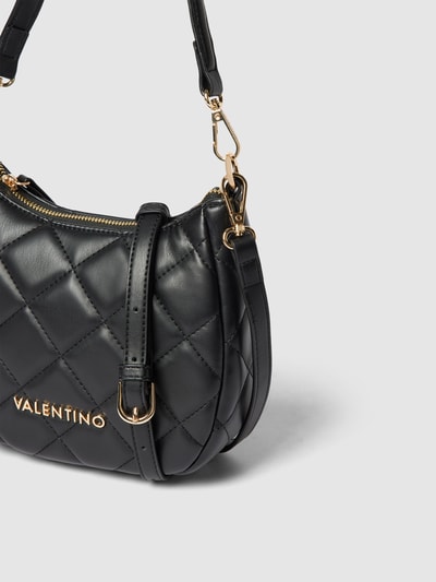 VALENTINO BAGS Torba hobo z pikowaniem model ‘OCARINA’ Czarny 2