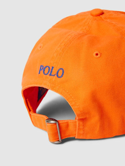 Polo Ralph Lauren Basecap mit Logo-Stickerei und verstellbarem Riegel Orange 3