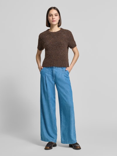 Lanius Wide leg jeans van lyocell met steekzakken Jeansblauw - 1