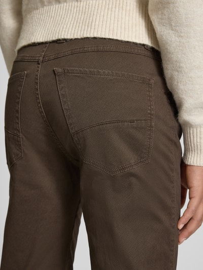 bugatti Modern Fit Hose im 5-Pocket-Design Mittelbraun 3