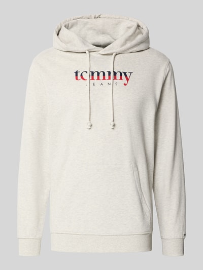 Tommy Jeans Regular fit hoodie van puur katoen Lichtgrijs gemêleerd - 2