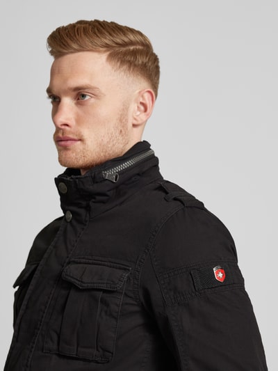 Wellensteyn Funktionsjacke in unifarbenem Design Modell 'COLONEL' Black 3