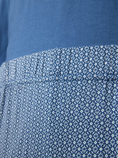 Christian Berg Men Piżama z elastycznym pasem Jeansowy niebieski 2