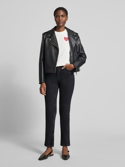 HUGO Slim Fit Jeans aus Baumwoll-Mix Modell 'GRITRIA_1' Anthrazit 1