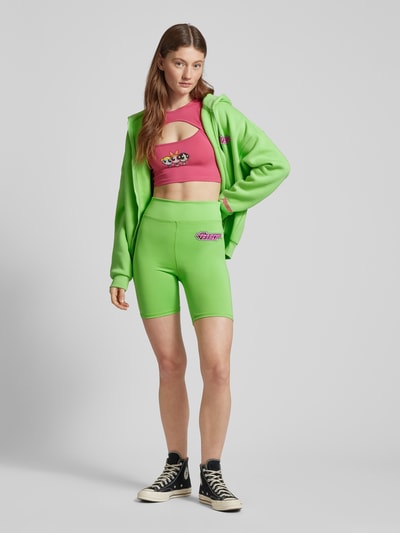 Review Powerpuff Girls x REVIEW - korte fietsbroek met elastische band Neon groen - 1