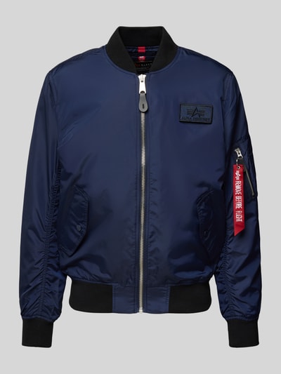 Alpha Industries Bomberka z naszywką z logo Granatowy 1