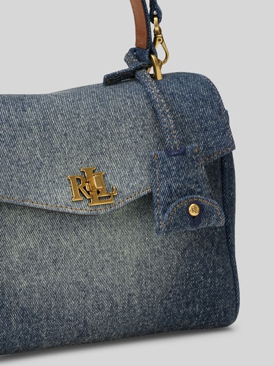 Lauren Ralph Lauren Henkeltasche in Denim-Optik Modell 'FARRH' Jeansblau 7