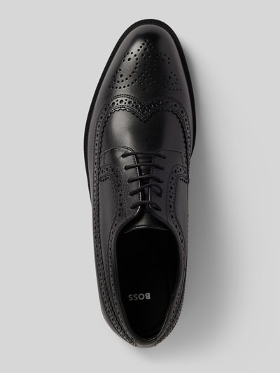 BOSS Derby mit Lochmuster Black 3