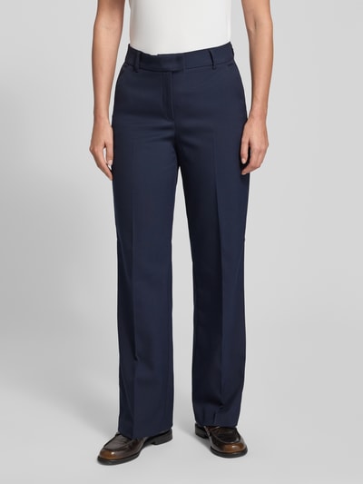 Brax Straight fit stoffen broek met viscose, model 'Maine' Marineblauw - 4