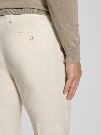 MCNEAL Stoffen broek met Franse steekzakken Offwhite - 3