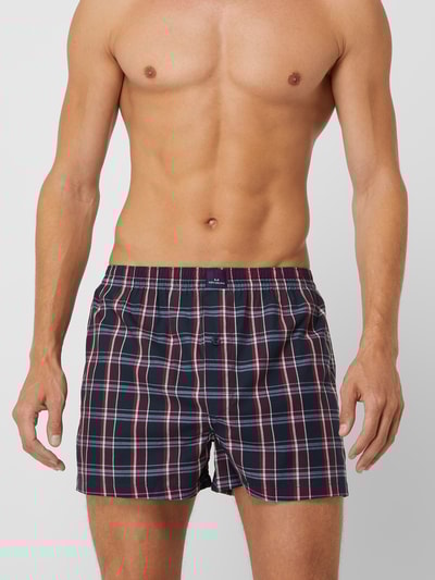 Götzburg Wäsche Boxershort met labelpatch in een set van 2 stuks Donkerblauw - 3
