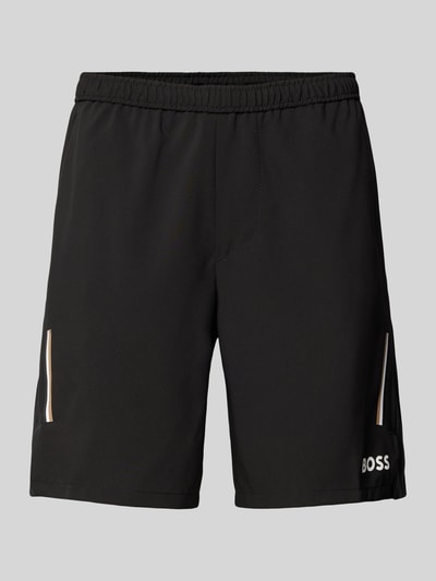 BOSS Green Shorts mit elastischem Bund Black 2