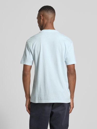 Tom Tailor Denim T-shirt o kroju relaxed fit z czystej bawełny Jasnoniebieski 5