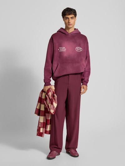 ANOTHER COTTON LAB Hoodie mit Kapuze Bordeaux 1