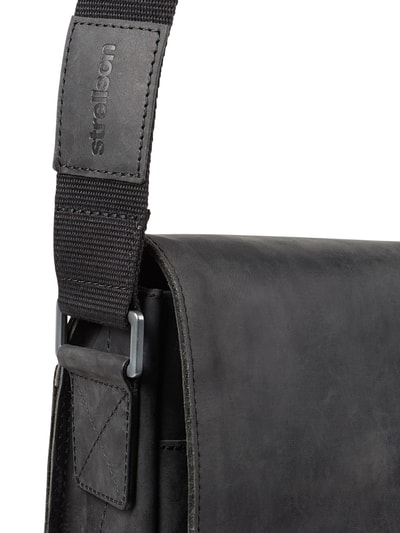 Strellson Messenger Bag aus Leder Modell 'Richmond' Black 3