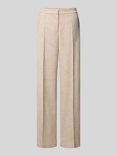 OPUS Stoffen broek met lengtenaden, model 'Maiga cozy' Beige - 2