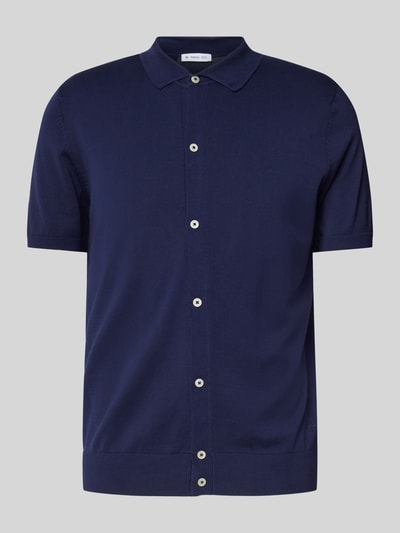 Manuel Ritz Poloshirt mit Knopfleiste Marine 2