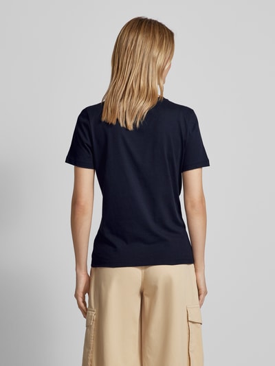 Tommy Hilfiger T-shirt met labelstitching Bleu - 5